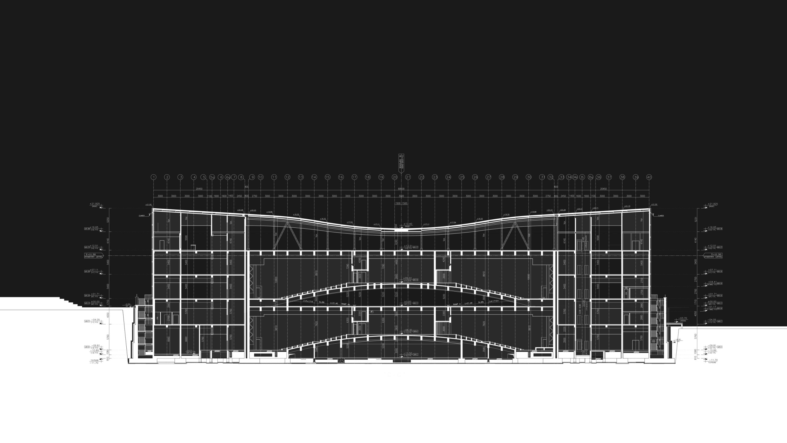 Mellat Cineplex Section in Tehran by Fluid Motion Architects, designed by Reza Daneshmir and Catherine Spiridonoff