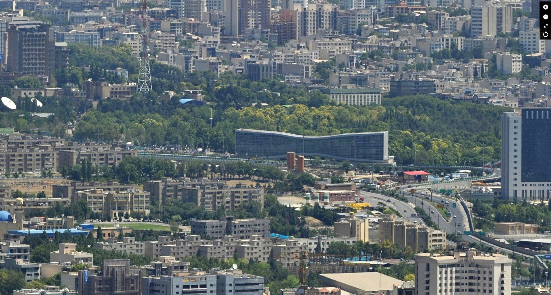 Mellat Cineplex Overview Photo in Tehran by Fluid Motion Architects, designed by Reza Daneshmir and Catherine Spiridonoff