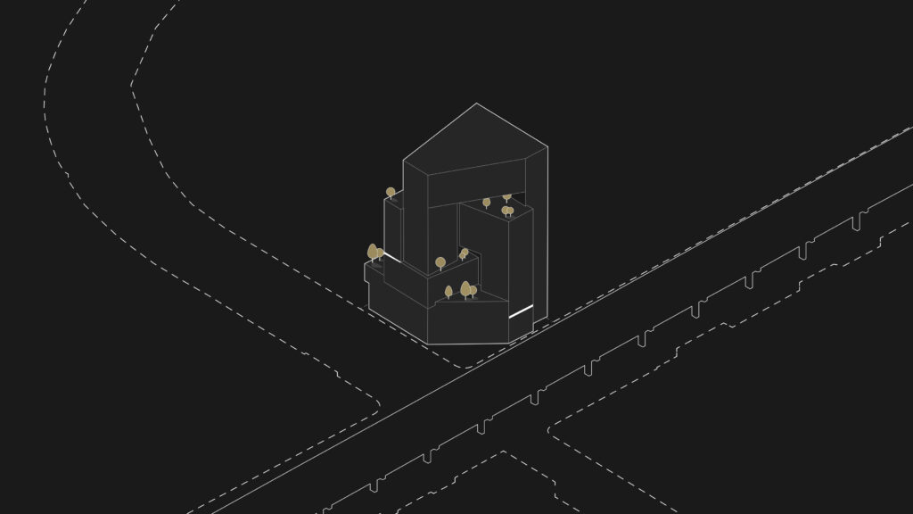Mika Knots Office & Commercial Tower Diagram Process in Mirdamad, Tehranby Fluid Motion Architects, designed by Reza Daneshmir and Catherine Spiridonoff