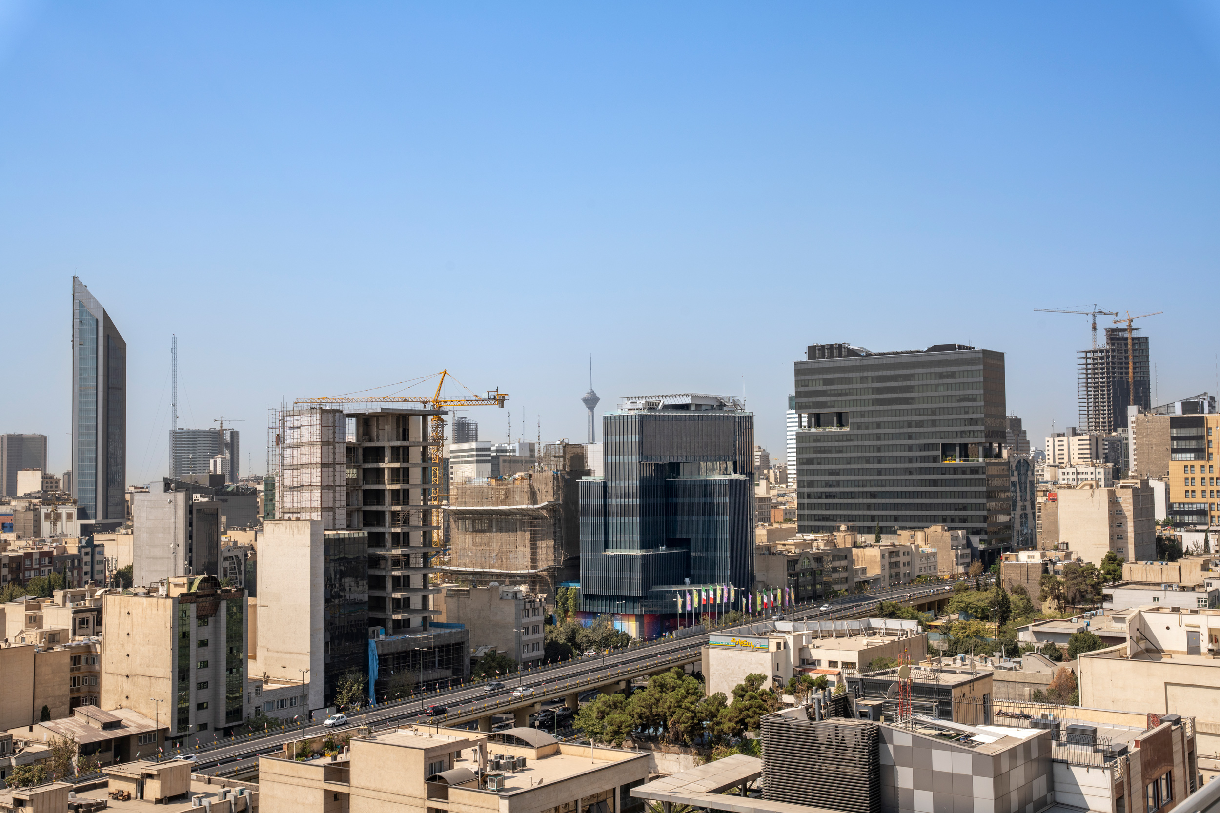 Architectural Photography of Mika Knots Office & Commercial Tower in Tehran Mirdamad by Fluid Motion Architects, designed by Reza Daneshmir and Catherine Spiridonoff
