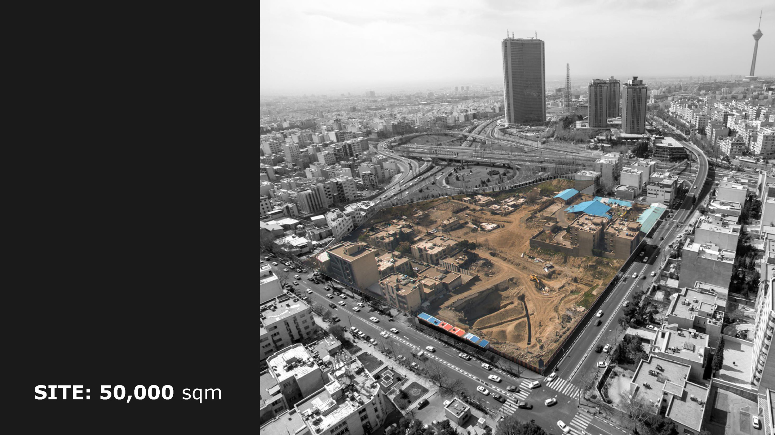 world trade center-reza daneshmir-cathrine spridonof- fma-fluid motion architects- رضا دانشمیر-کاترین اسپریدونف- حرکت سیال sketch.functional diagram. architecture competition-center of tehran. مسابقات معماری- ساختمان تجارت جهانی تهران. کاربری فضایی.site