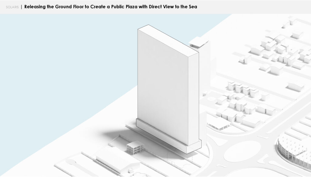 Solaris Tower Diagram Concept in Mazandaran by Fluid Motion Architects, designed by Reza Daneshmir and Catherine Spiridonoff