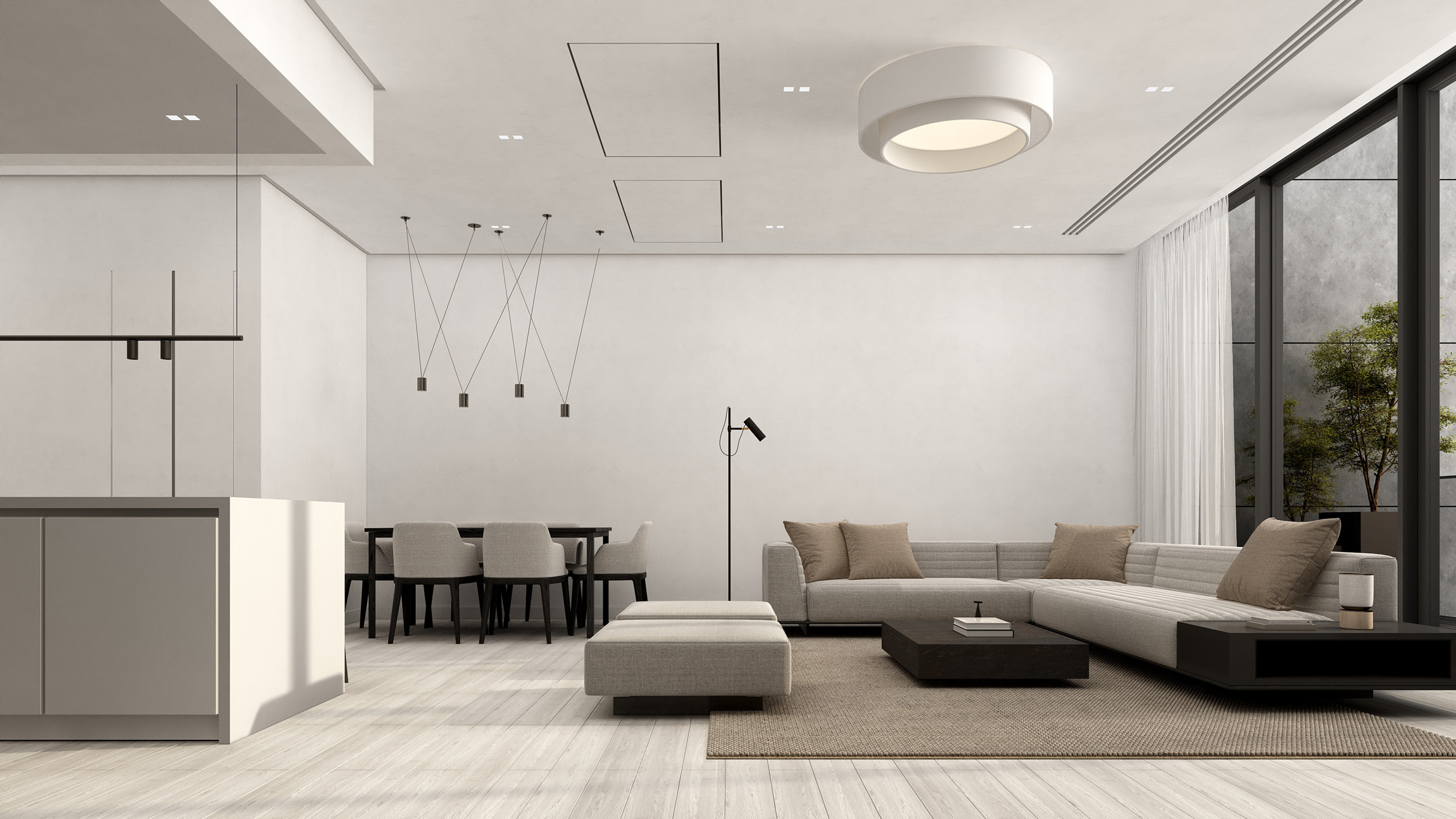 Unex Tower Residential building residential interior in Tehran by Fluid Motion Architects, designed by Reza Daneshmir and Catherine Spiridonoff