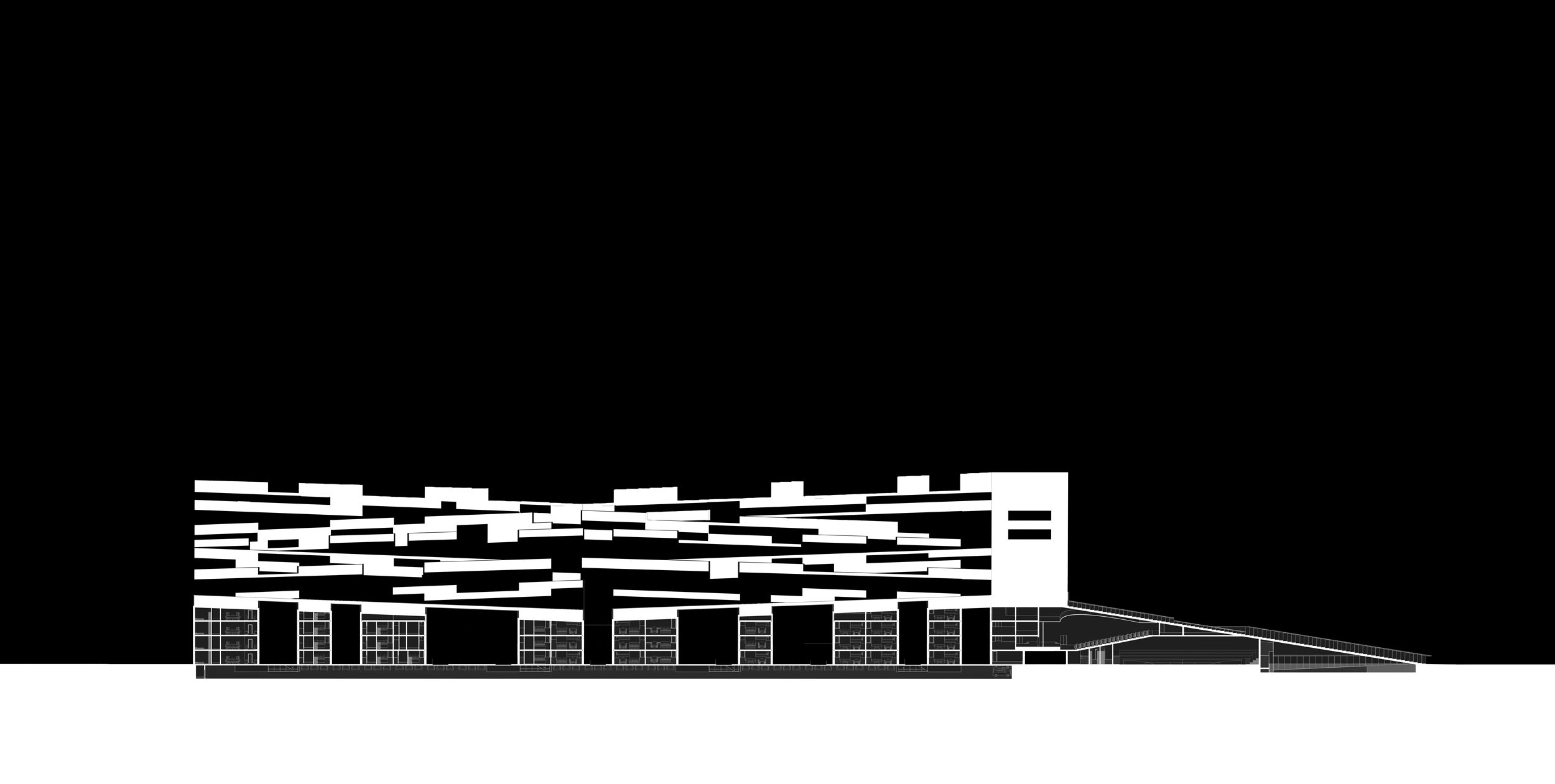 Safayieh Residential Complex concept diagram in Yazd by Fluid Motion Architects, designed by Reza Daneshmir and Catherine Spiridonoff
