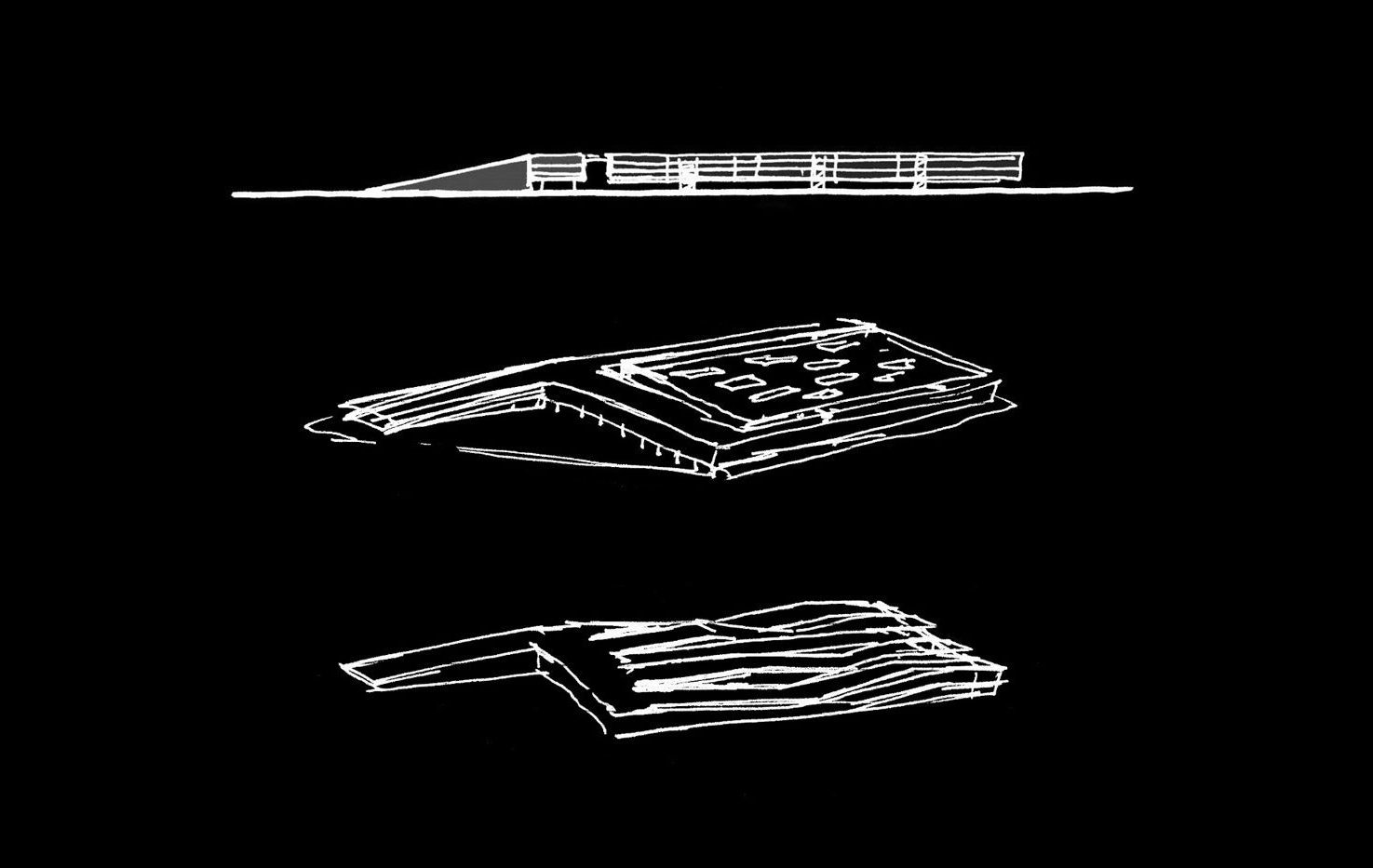 Safayieh Residential Complex concept diagram in Yazd by Fluid Motion Architects, designed by Reza Daneshmir and Catherine Spiridonoff